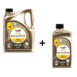Промо двигателно масло Total Quartz INEO Long Life 5W30 5+1L