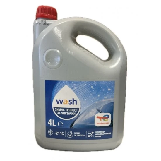 Зимна течност за чистачки Total 4L