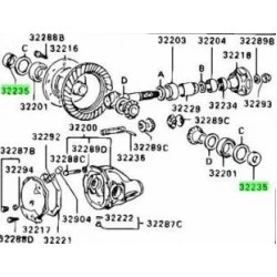 Семеринг диференциал 19027838B Mitsubishi Hyundai
