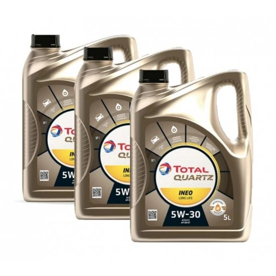 Промо двигателно масло Total Quartz INEO Long Life 5W30 3x5L