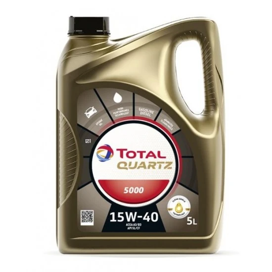 Двигателно масло Total Quartz 5000 15W40 5L
